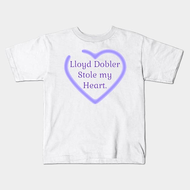 Lloyd Dobler, stealer of hearts Kids T-Shirt by Penny Lane Designs Co.